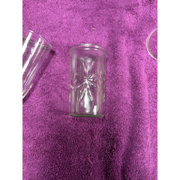 Vintage Brockway Glass Atomic Starburst Pattern Juice Glass Misc Glasses Lot 7 - Picture 11 of 11